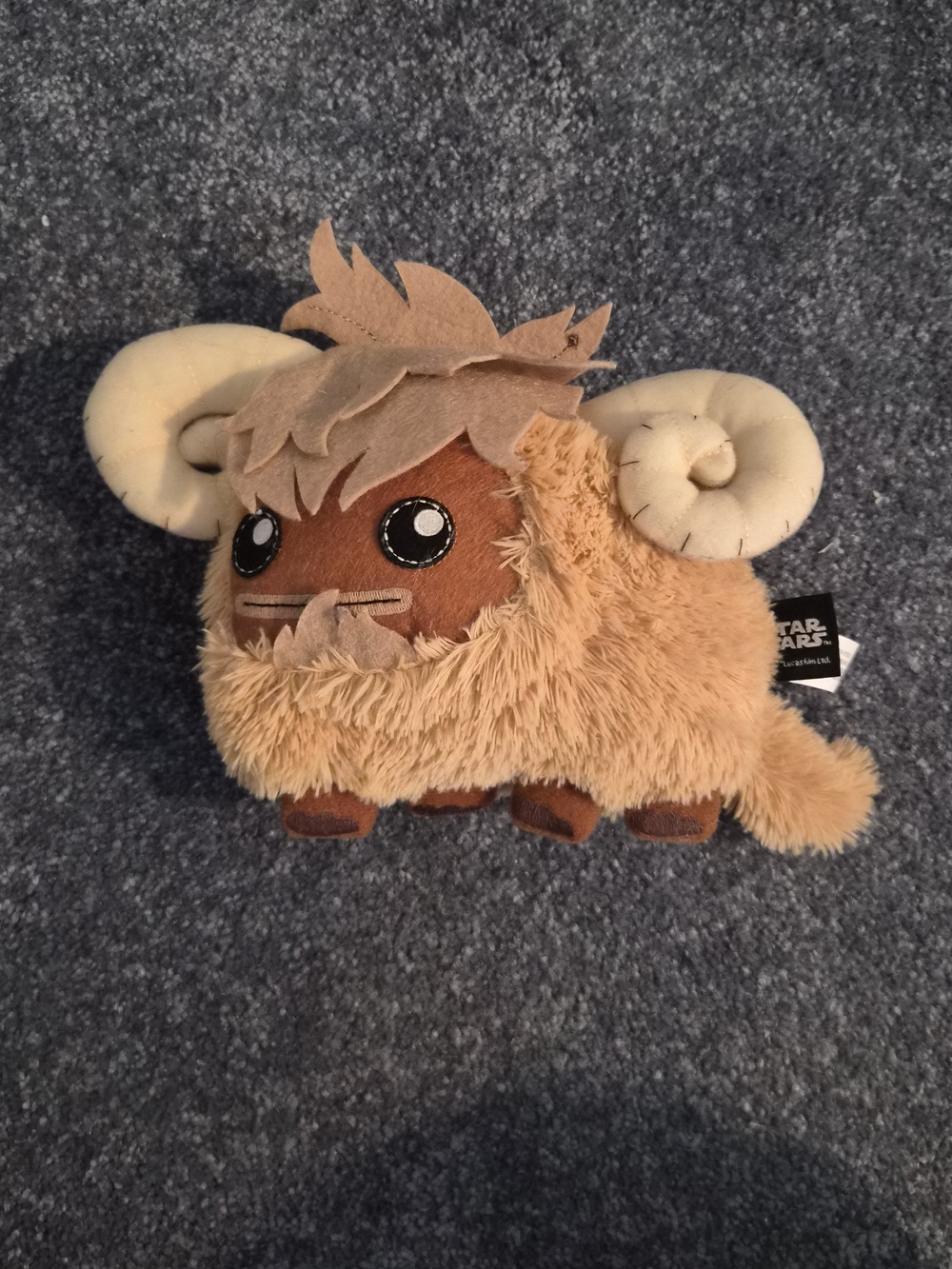 Plush Brown Bantha Animal Stuffed - Star Wars